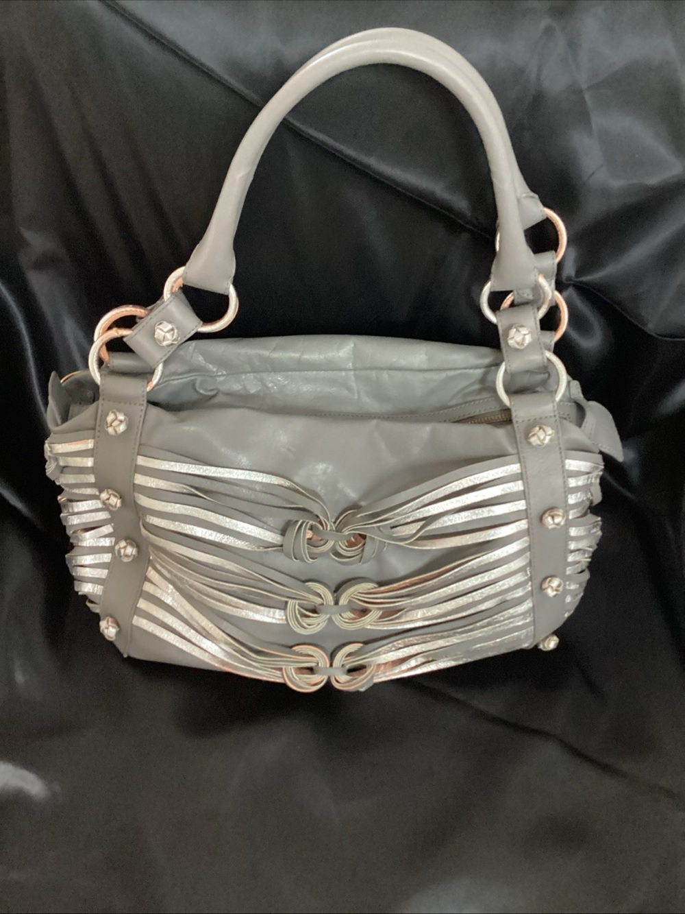 Katherine Kwei boho Kayla leather bag‎